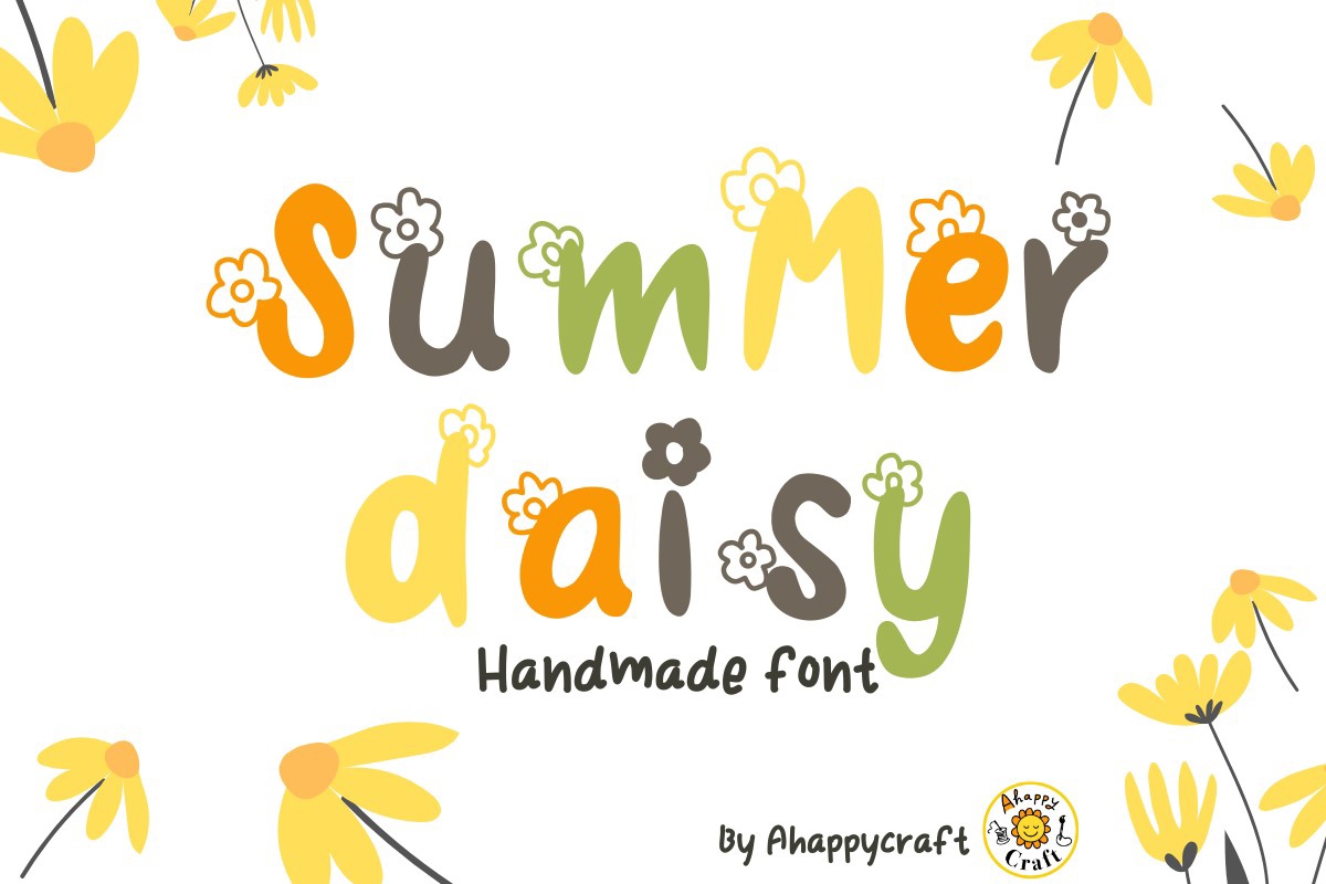 Ejemplo de fuente Summer Daisy