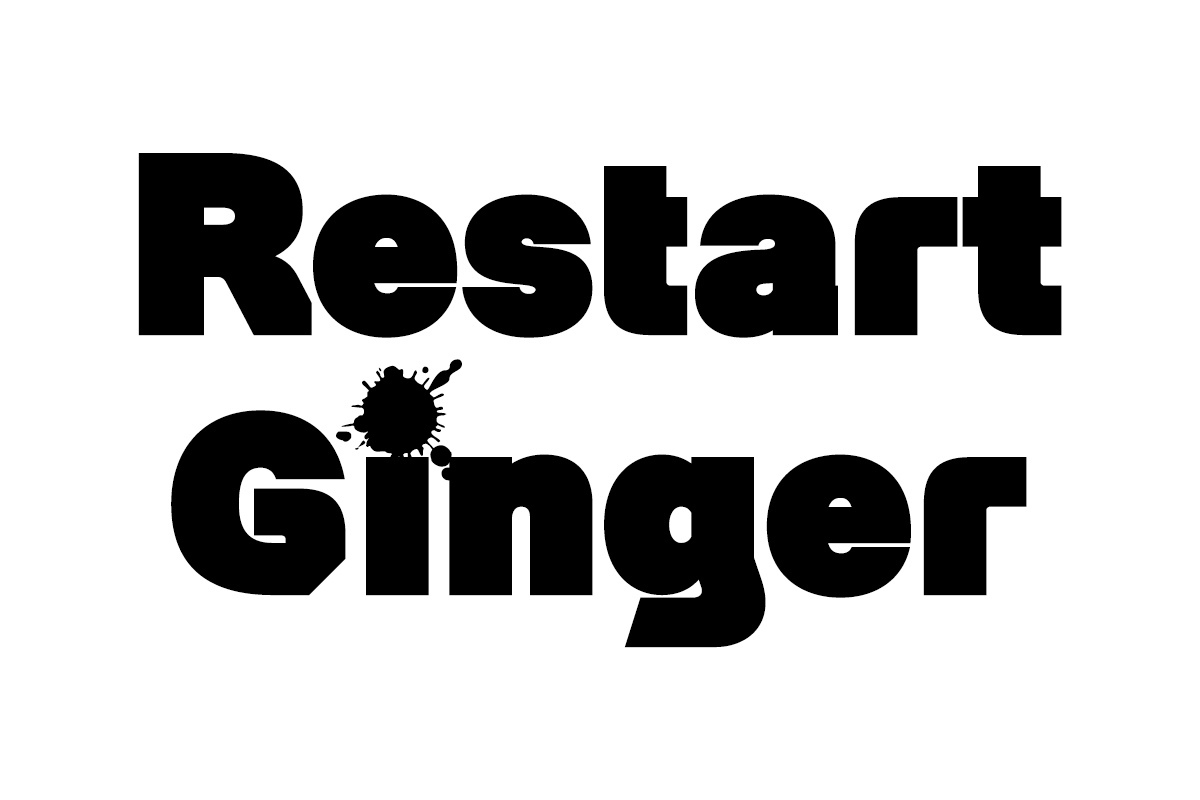 Ejemplo de fuente Restart Ginger Semi Bold