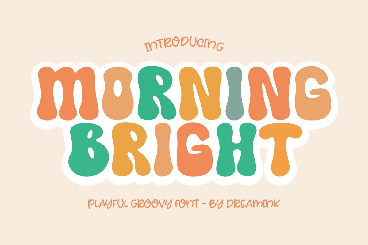 Ejemplo de fuente Morning Bright Regular