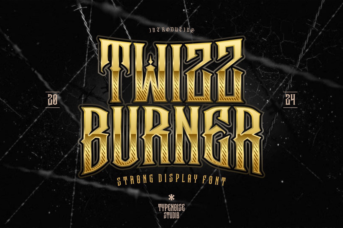 Ejemplo de fuente Twizz Burner