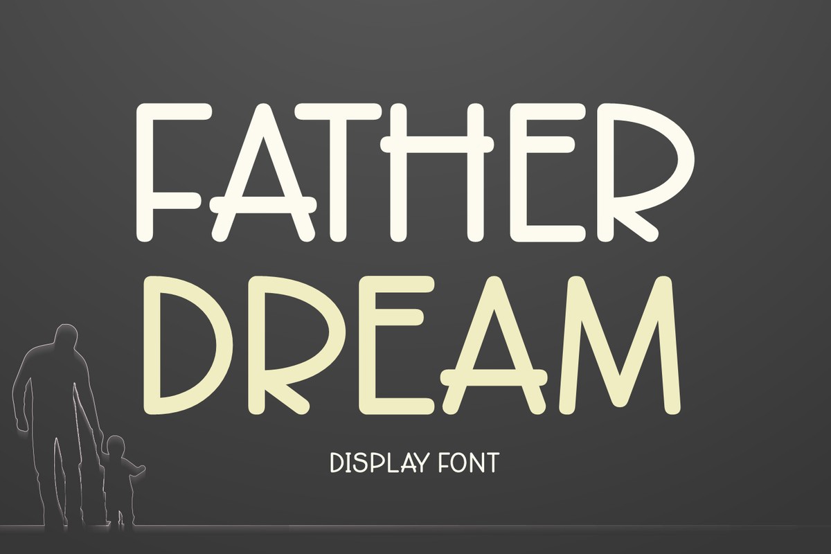 Ejemplo de fuente Father Dream