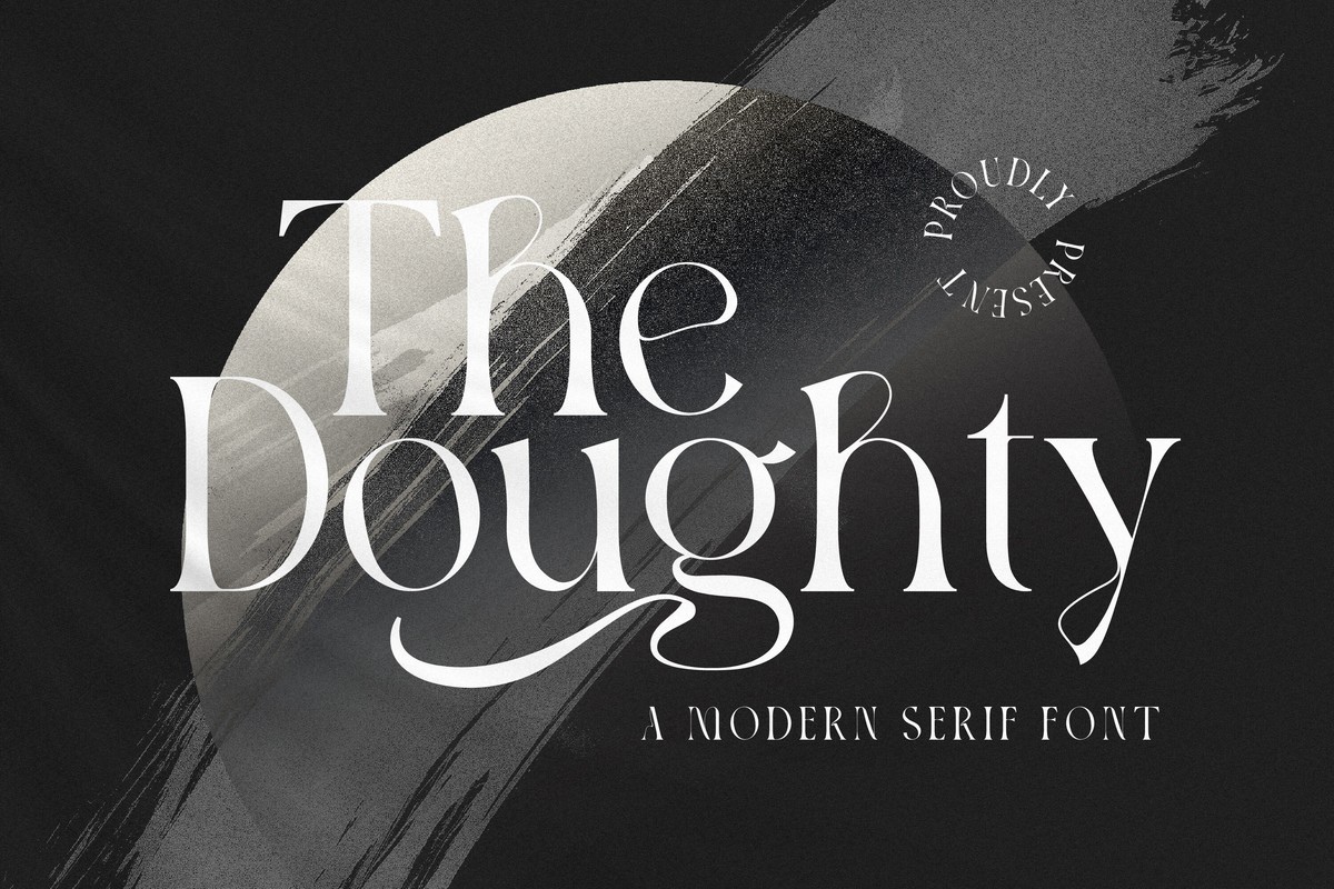 Ejemplo de fuente The Doughty Regular