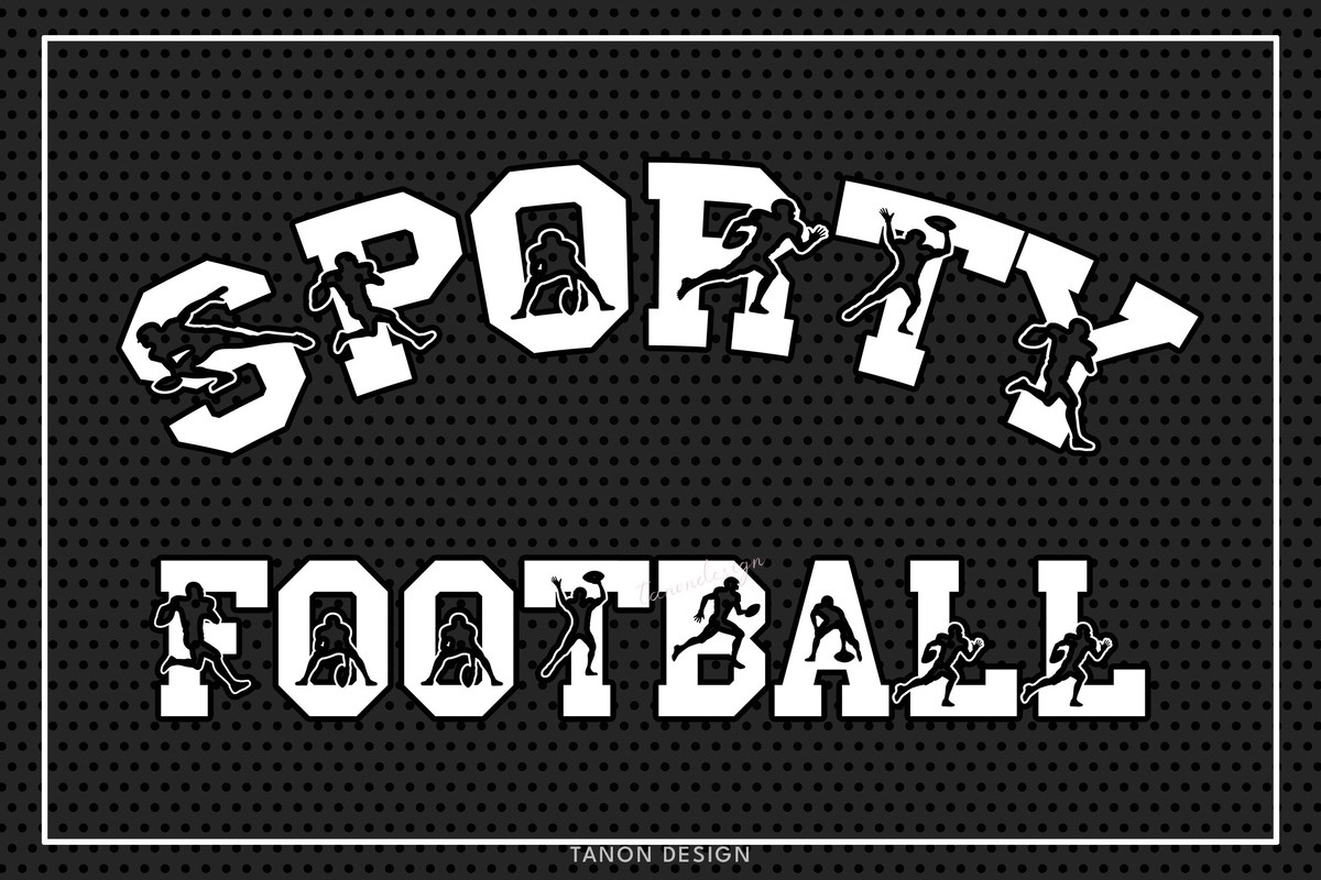 Ejemplo de fuente Sporty Football Regular