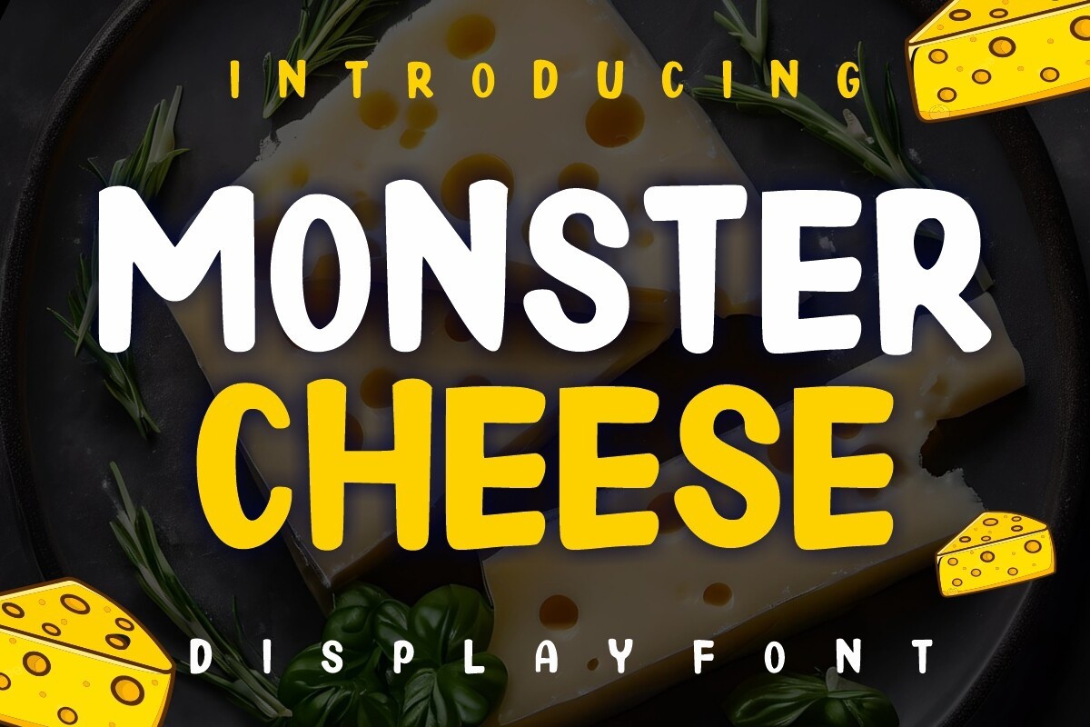 Ejemplo de fuente Monster Cheese