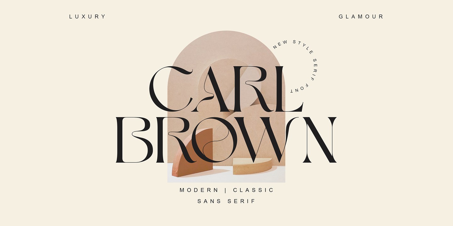 Ejemplo de fuente Carl Brown