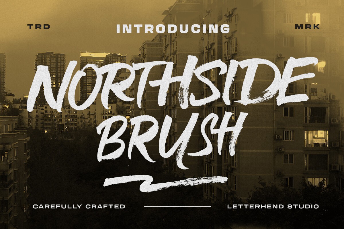 Ejemplo de fuente Northside Brush