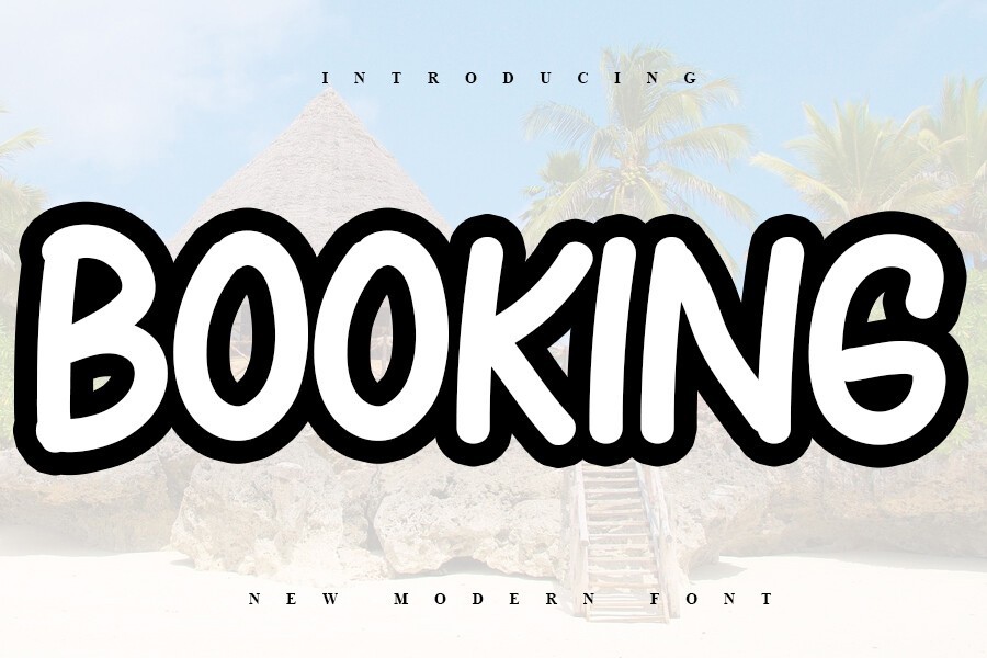 Ejemplo de fuente Booking Regular