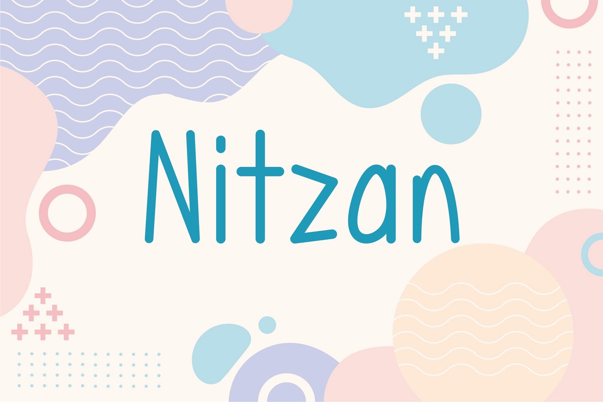 Ejemplo de fuente Nitzan