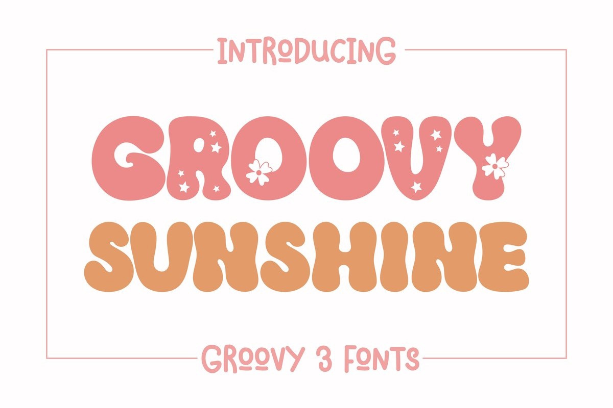 Ejemplo de fuente Groovy Sunshine Regular