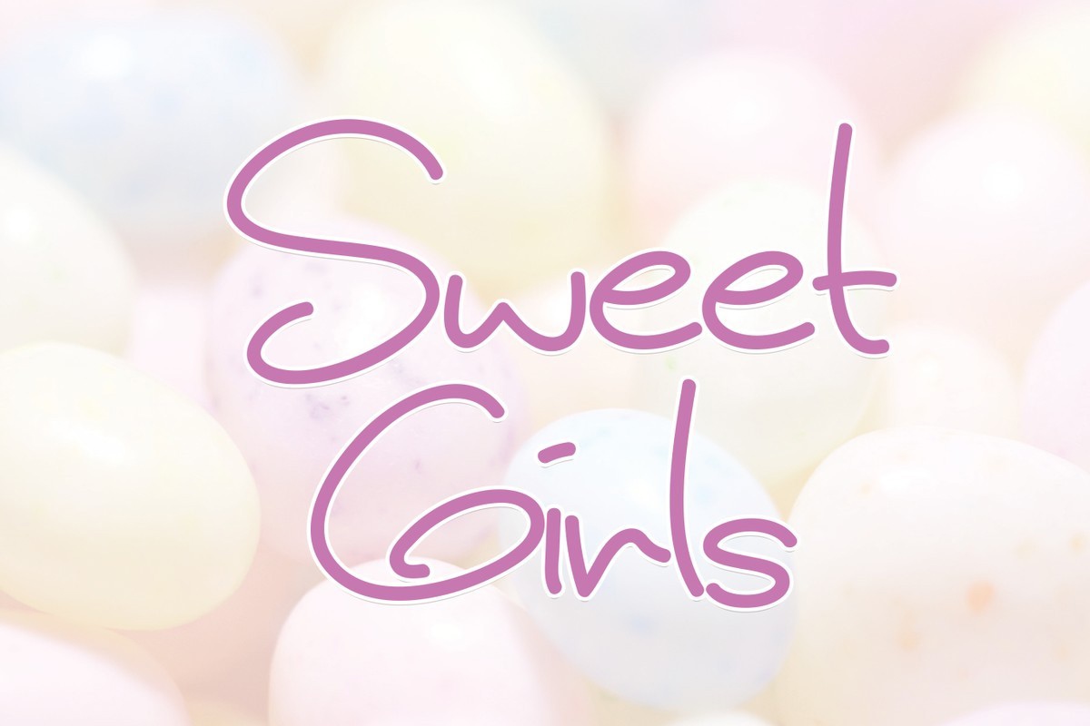 Ejemplo de fuente Sweet Girls Regular