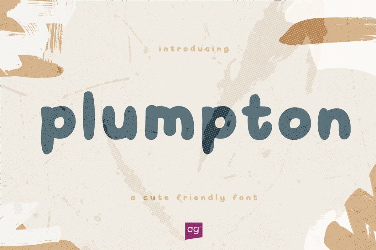 Ejemplo de fuente Plumpton Bold