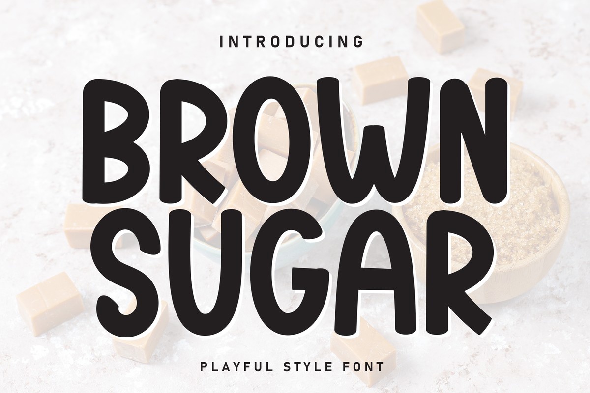 Ejemplo de fuente Brown Sugar