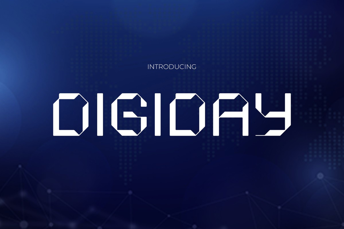 Ejemplo de fuente Digiday Regular