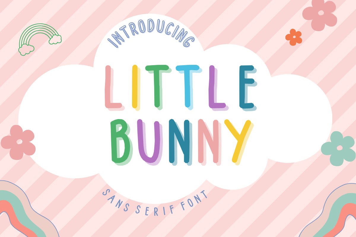 Ejemplo de fuente Little Bunny