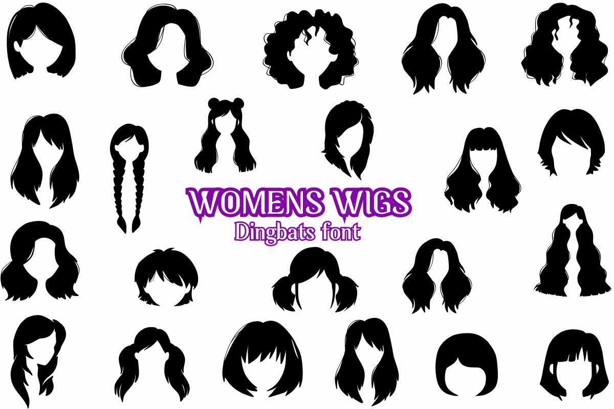 Ejemplo de fuente Women’s Wigs