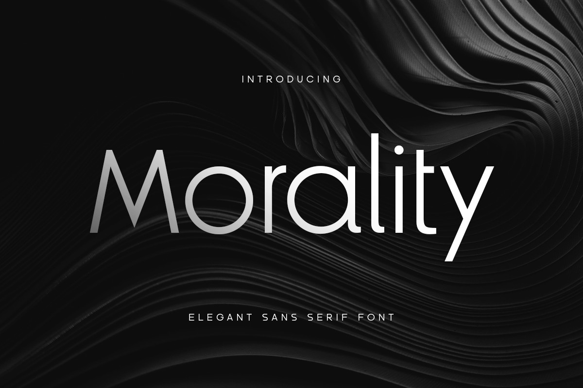 Ejemplo de fuente Morality Regular