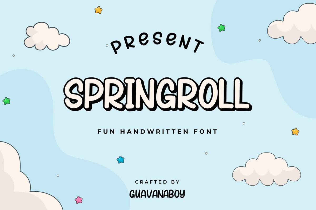 Ejemplo de fuente Springroll