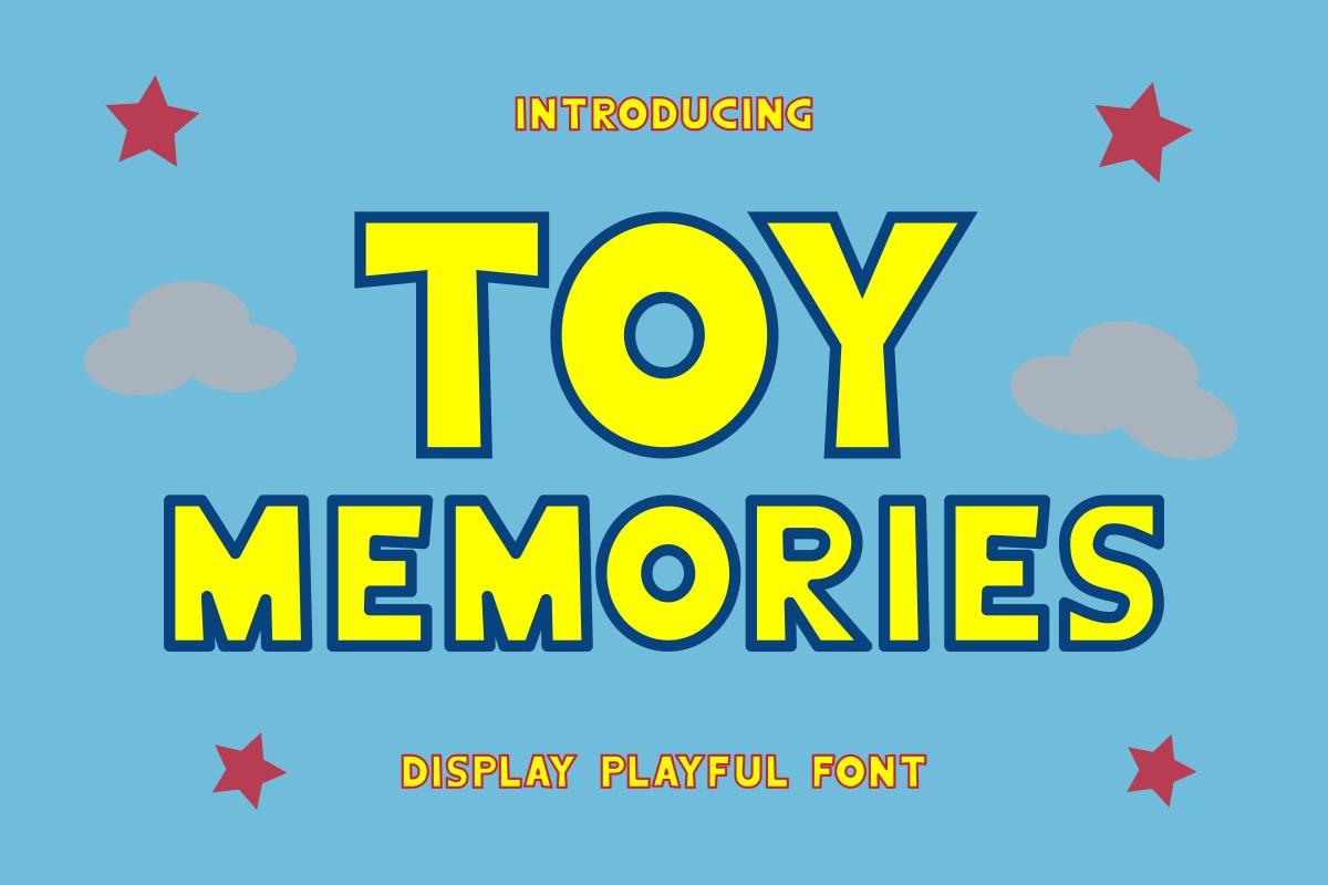 Ejemplo de fuente Toy Memories