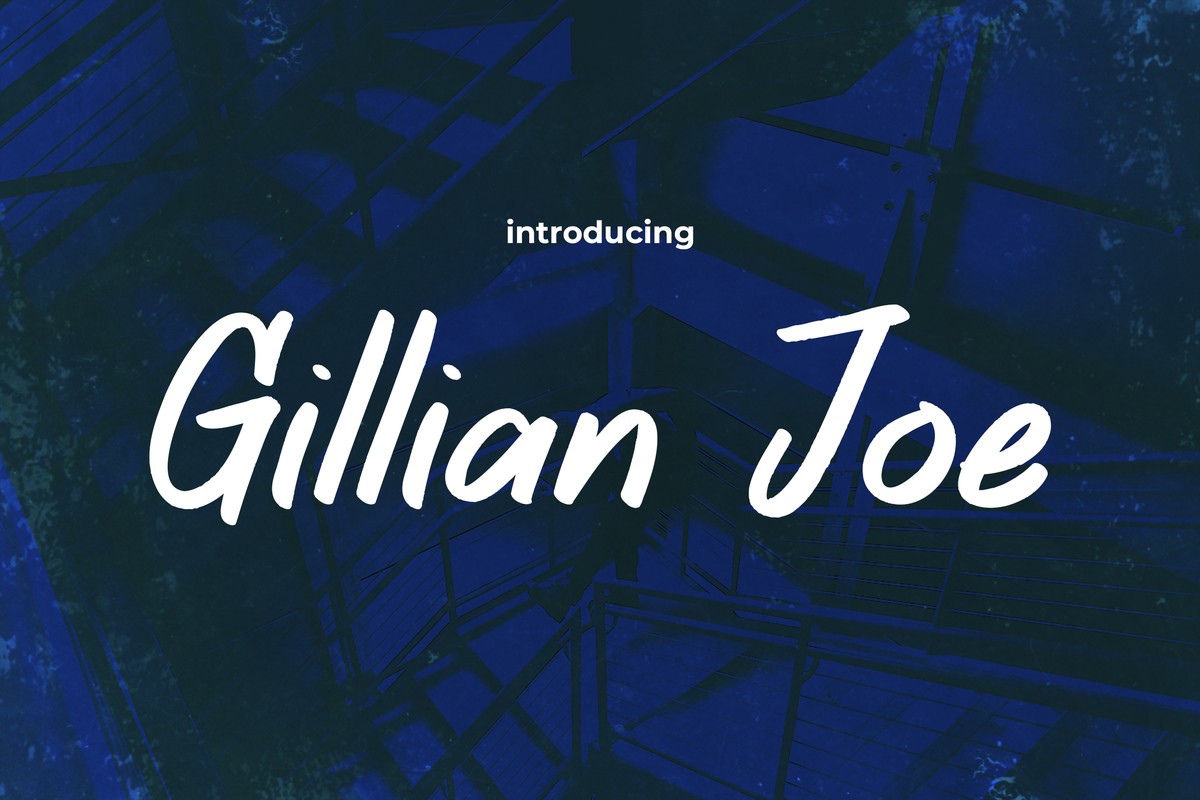 Ejemplo de fuente Gillian Joe Regular