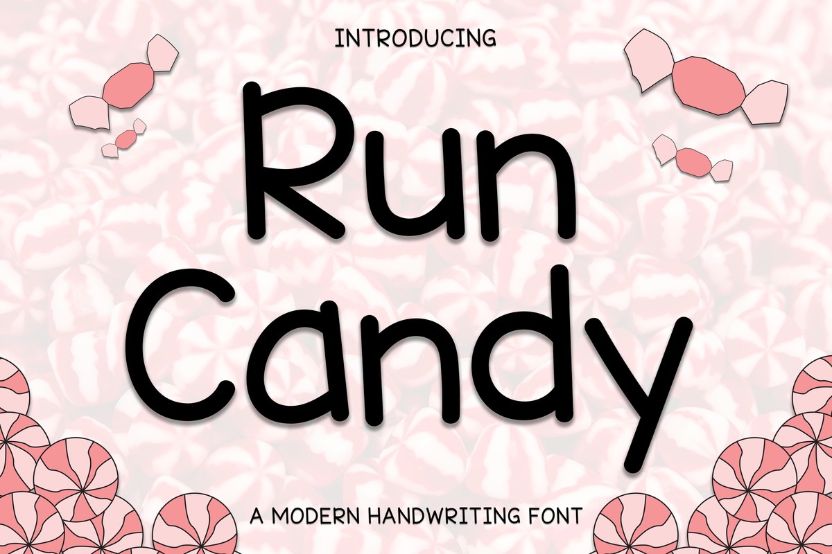 Ejemplo de fuente Run Candy