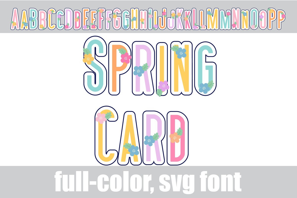 Ejemplo de fuente Spring Card CF