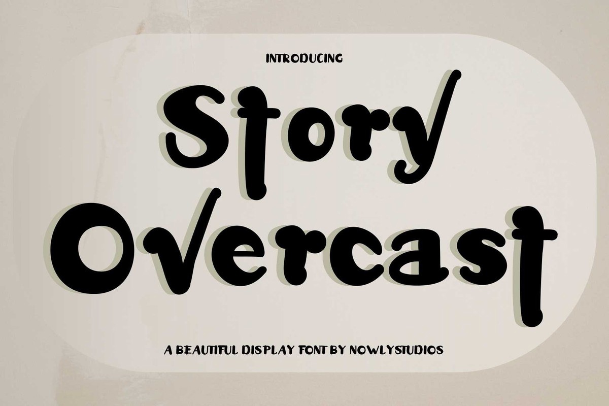 Ejemplo de fuente Story Overcast