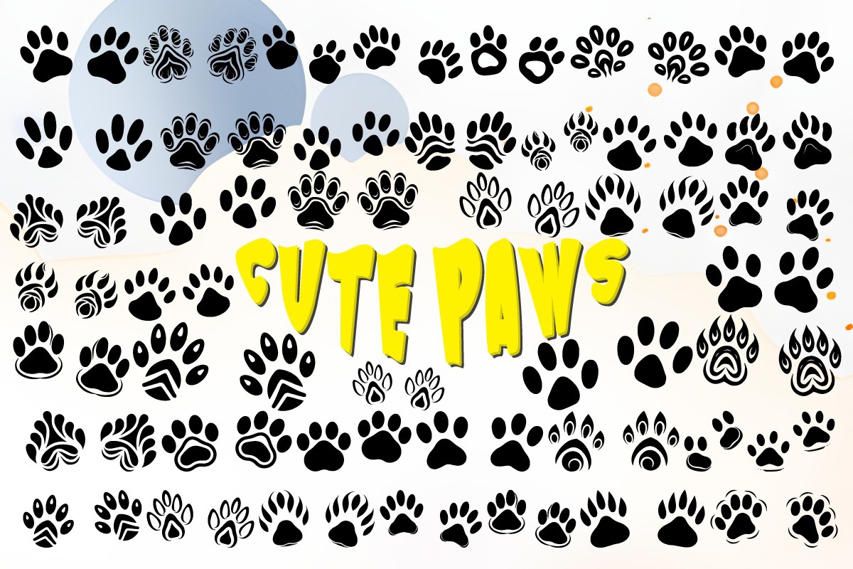 Ejemplo de fuente Cute Paws