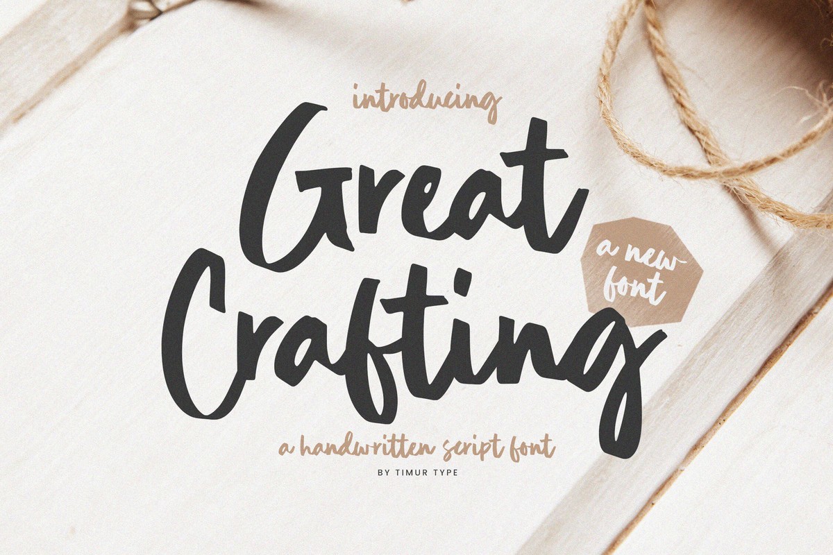 Ejemplo de fuente Great Crafting