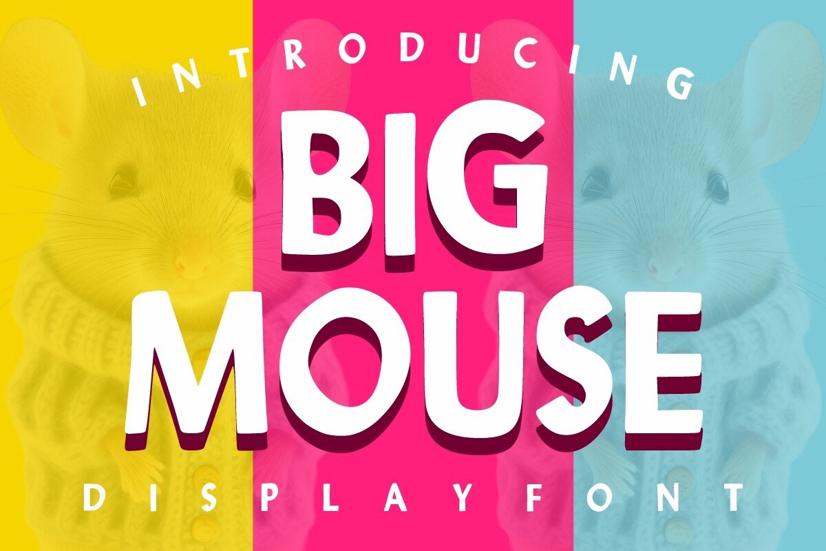 Ejemplo de fuente Big Mouse