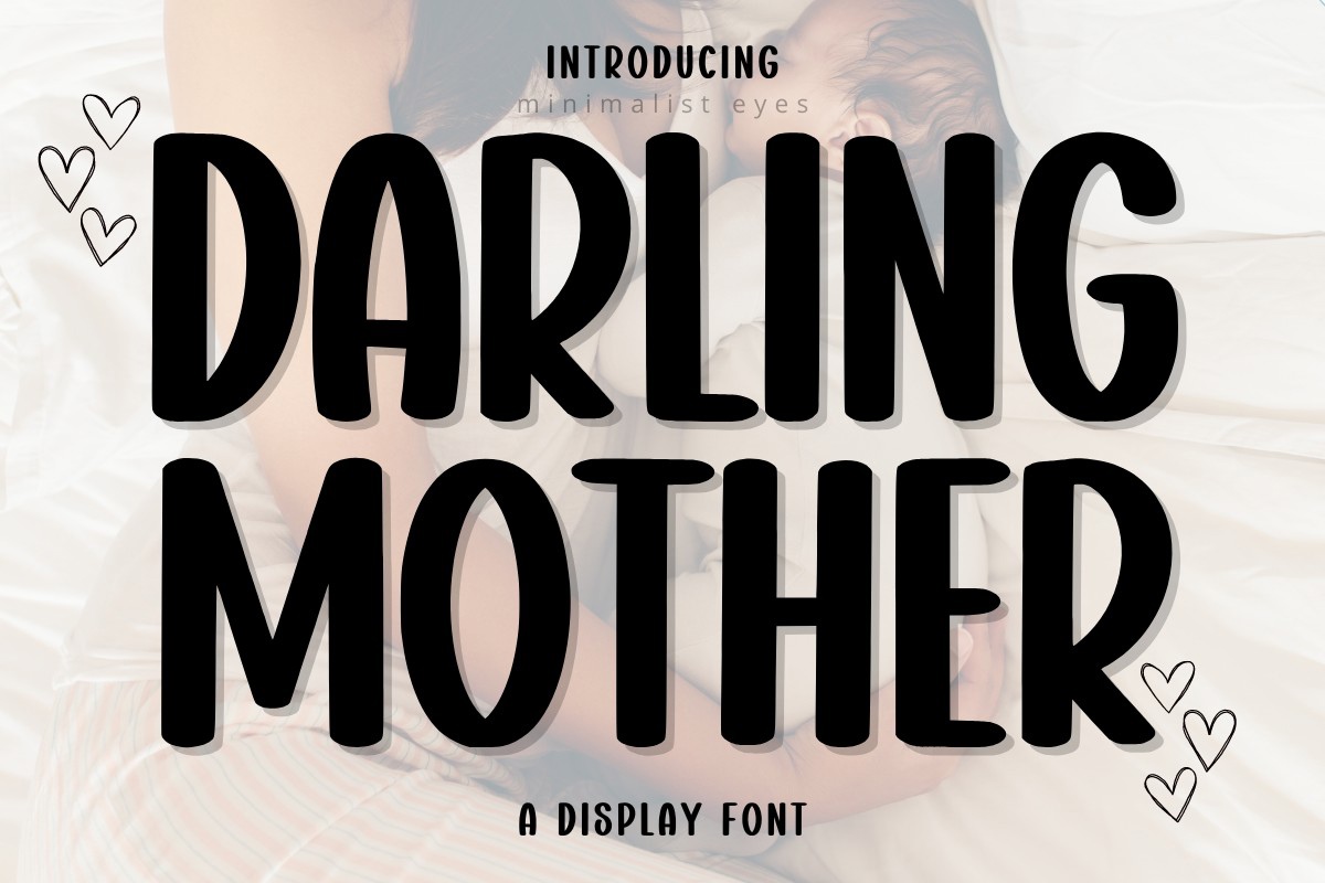 Ejemplo de fuente Darling Mother