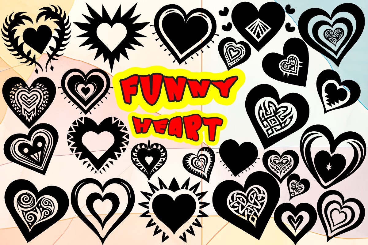 Ejemplo de fuente Funny Heart