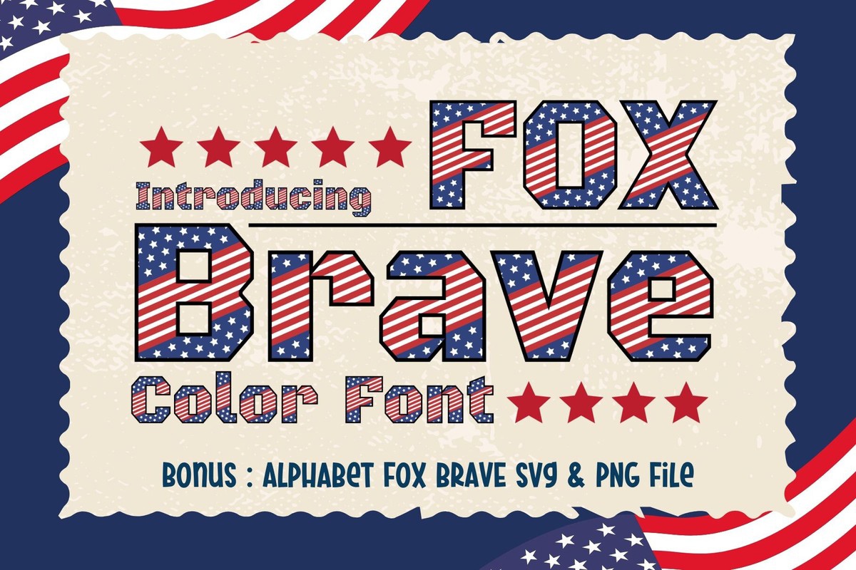 Ejemplo de fuente Fox Brave