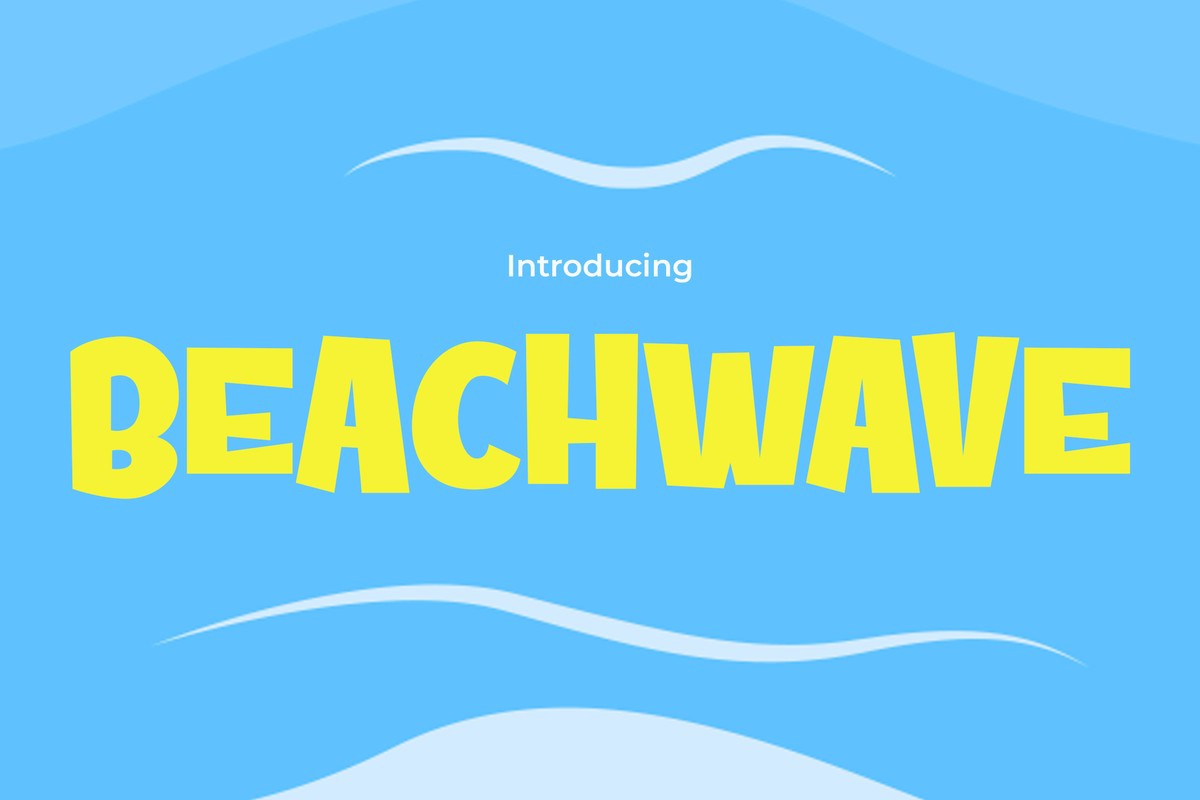 Ejemplo de fuente Beachwave