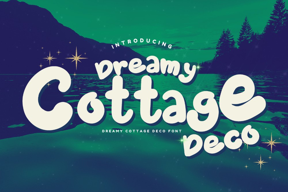 Ejemplo de fuente Dreamy Cottage Deco