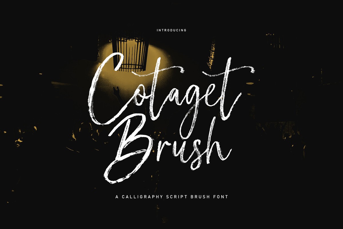 Ejemplo de fuente Cotaget Brush