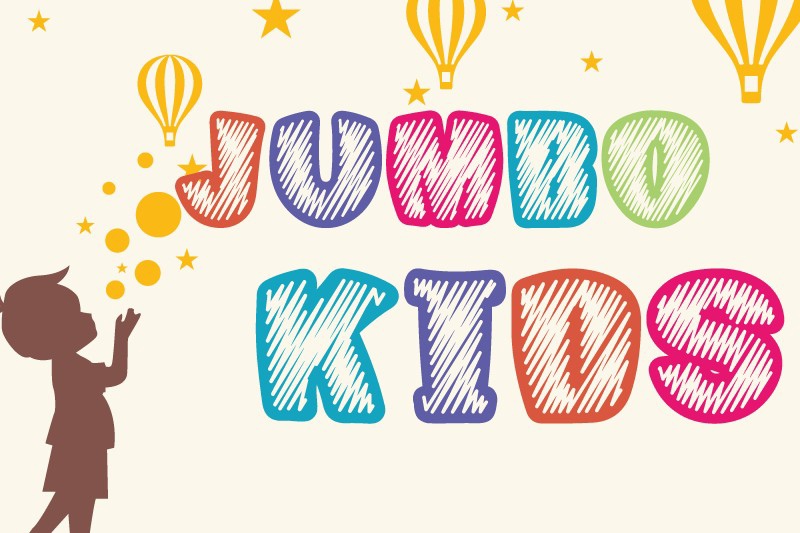 Ejemplo de fuente Jumbo Kids