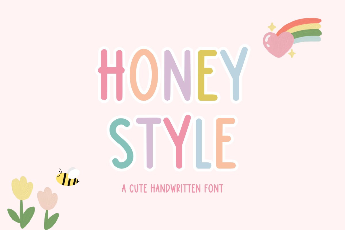 Ejemplo de fuente Honey Style