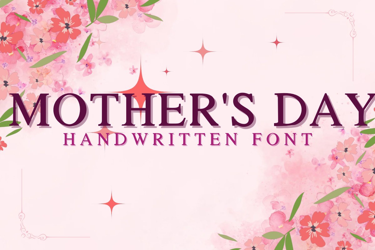 Ejemplo de fuente Mother’s Day Regular