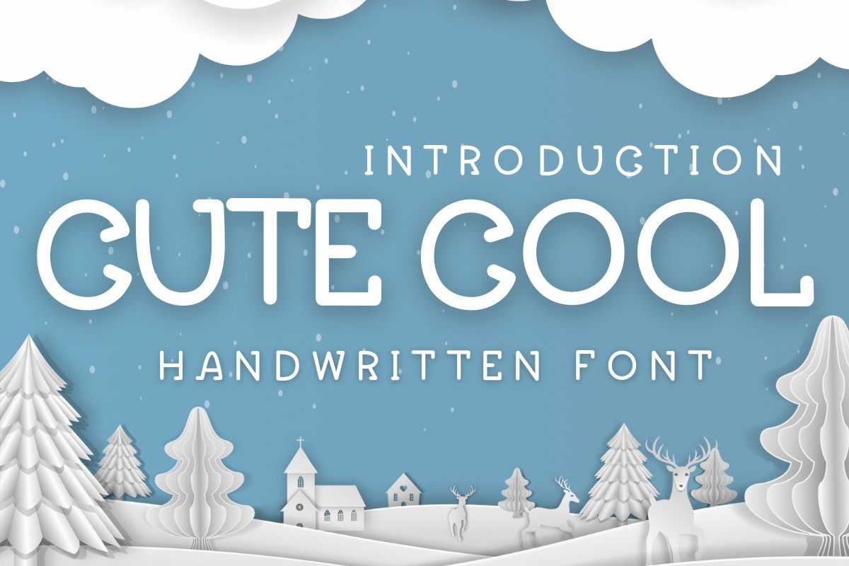 Ejemplo de fuente Cute Cool Regular