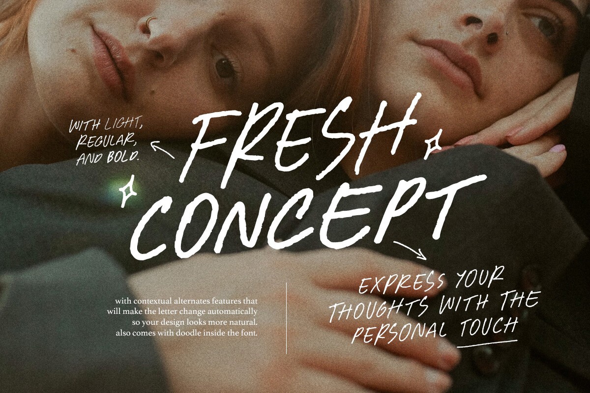 Ejemplo de fuente Fresh Concept Light