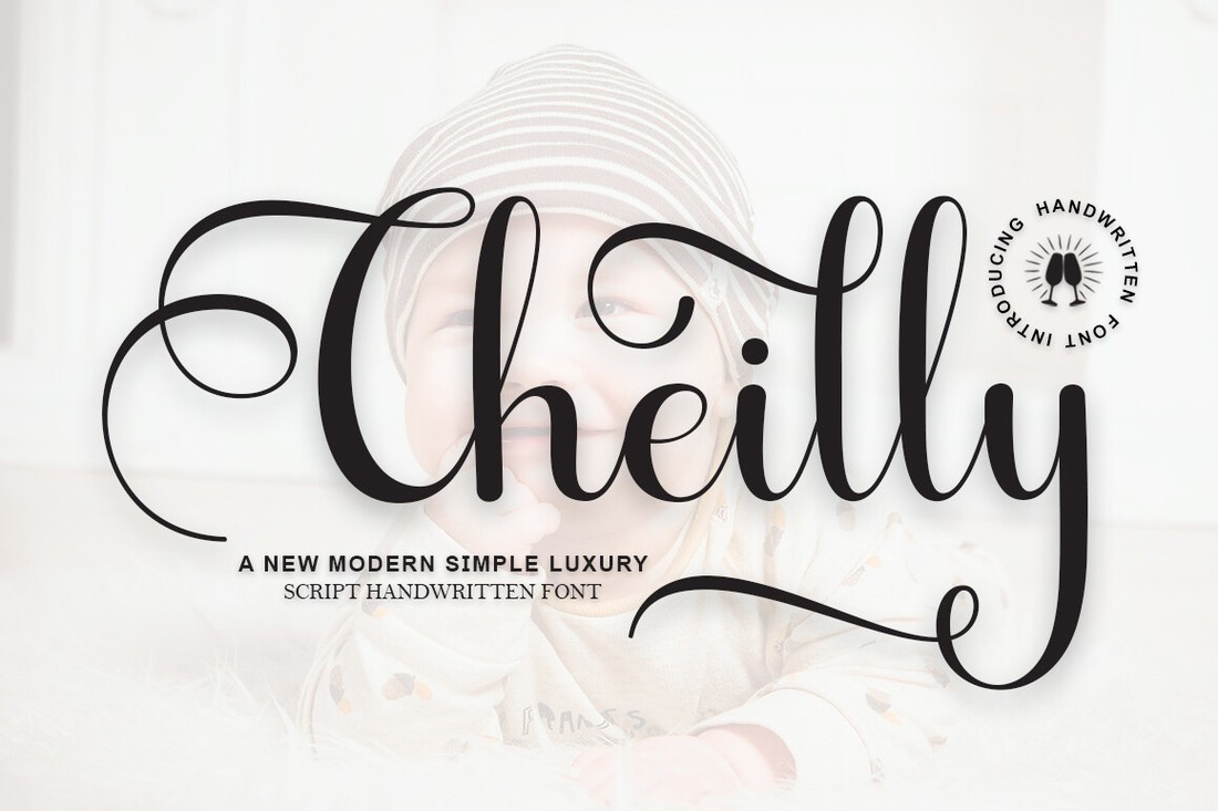 Ejemplo de fuente Cheilly Regular