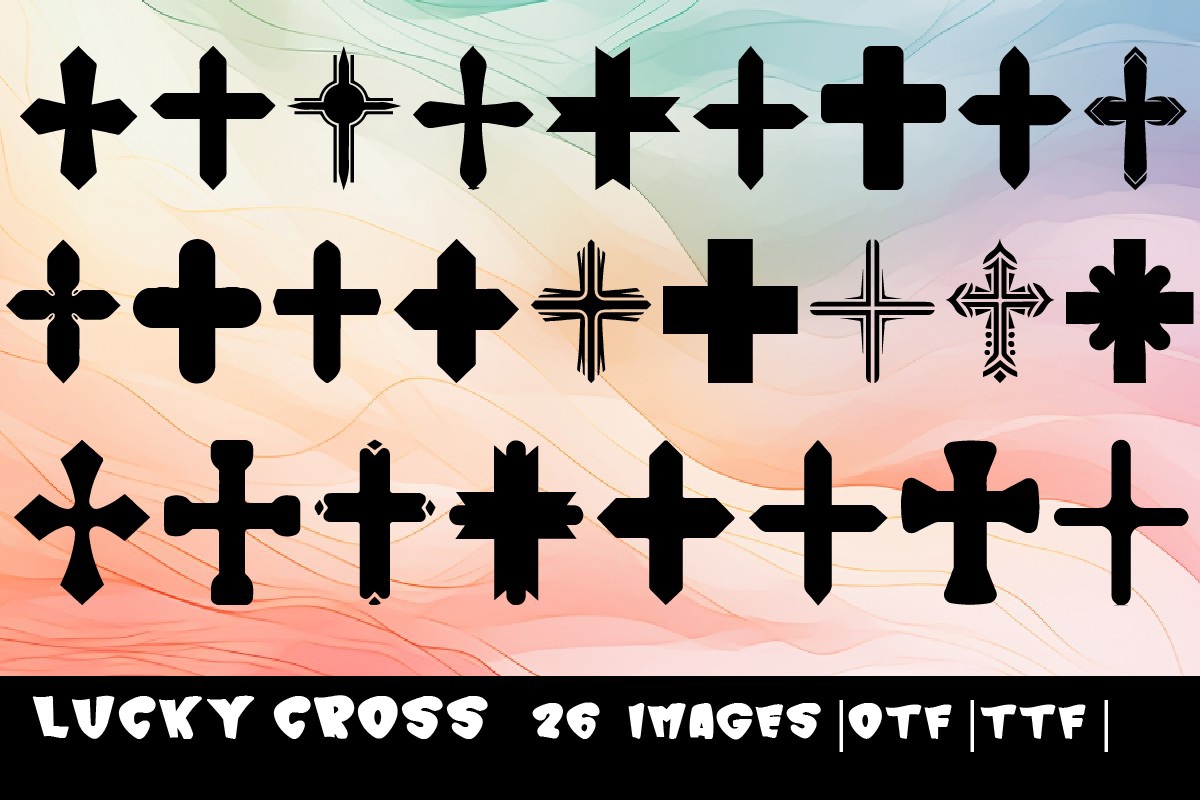 Ejemplo de fuente Lucky Cross Regular