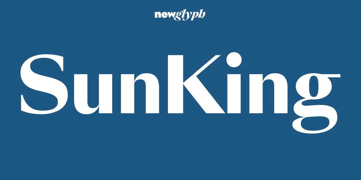 Ejemplo de fuente SunKing Regular