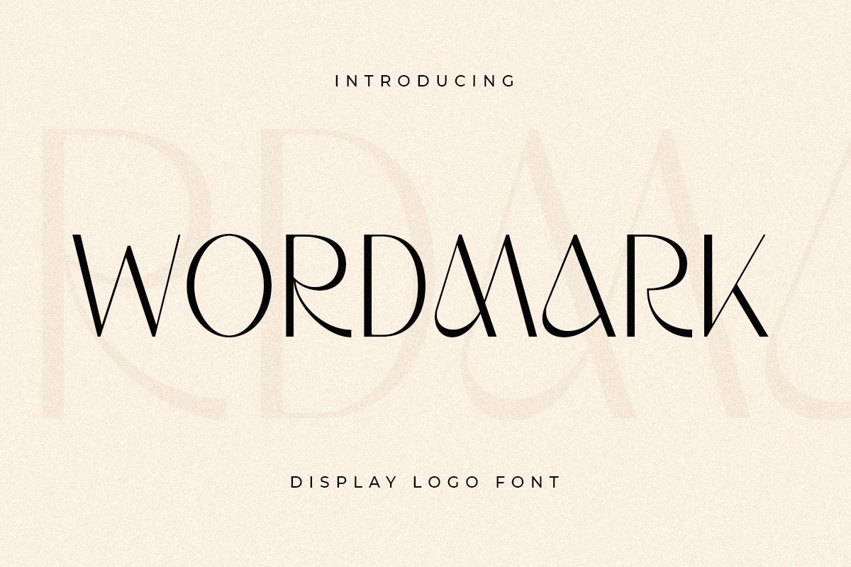 Ejemplo de fuente Wordmark Regular