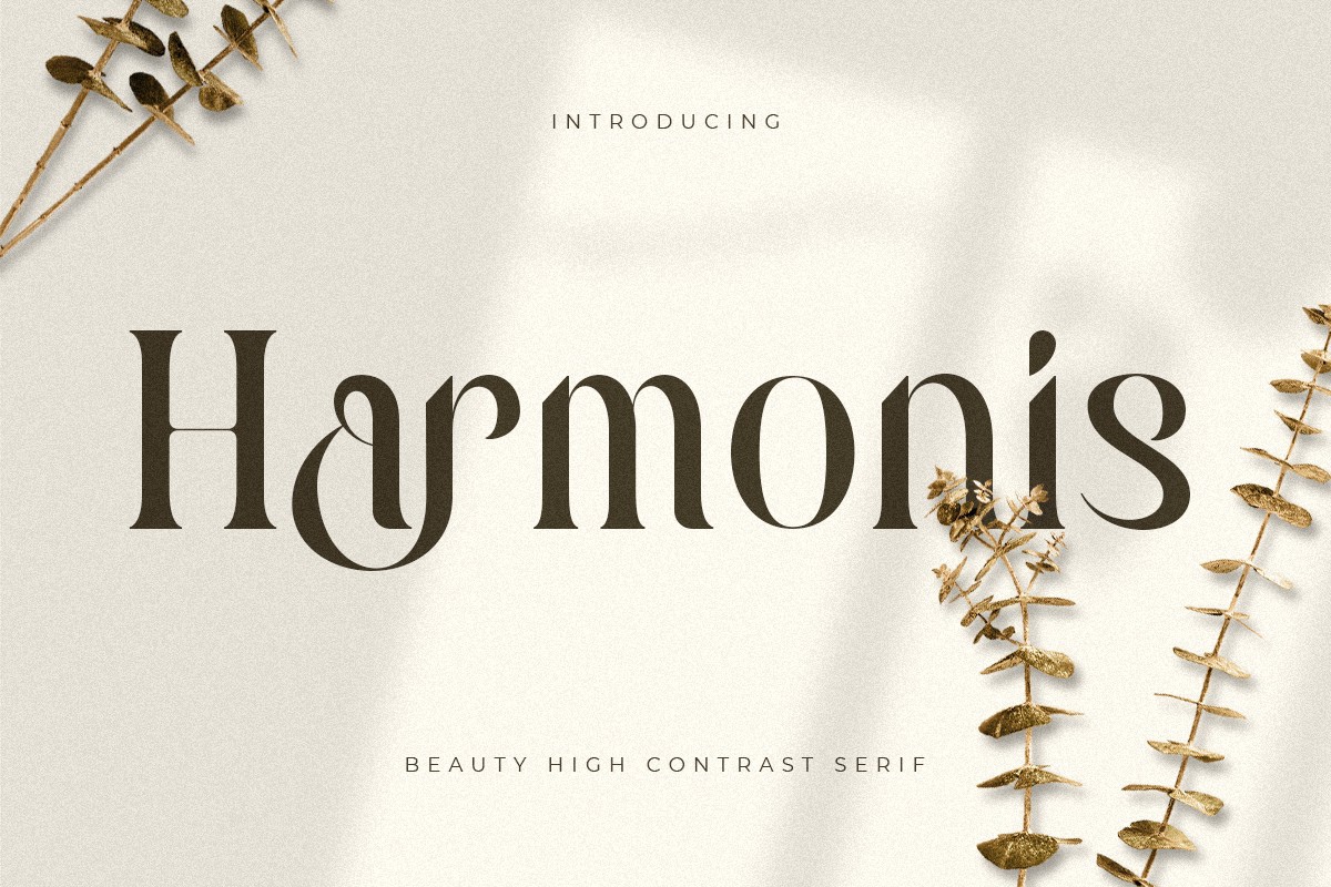 Ejemplo de fuente Harmonis Regular