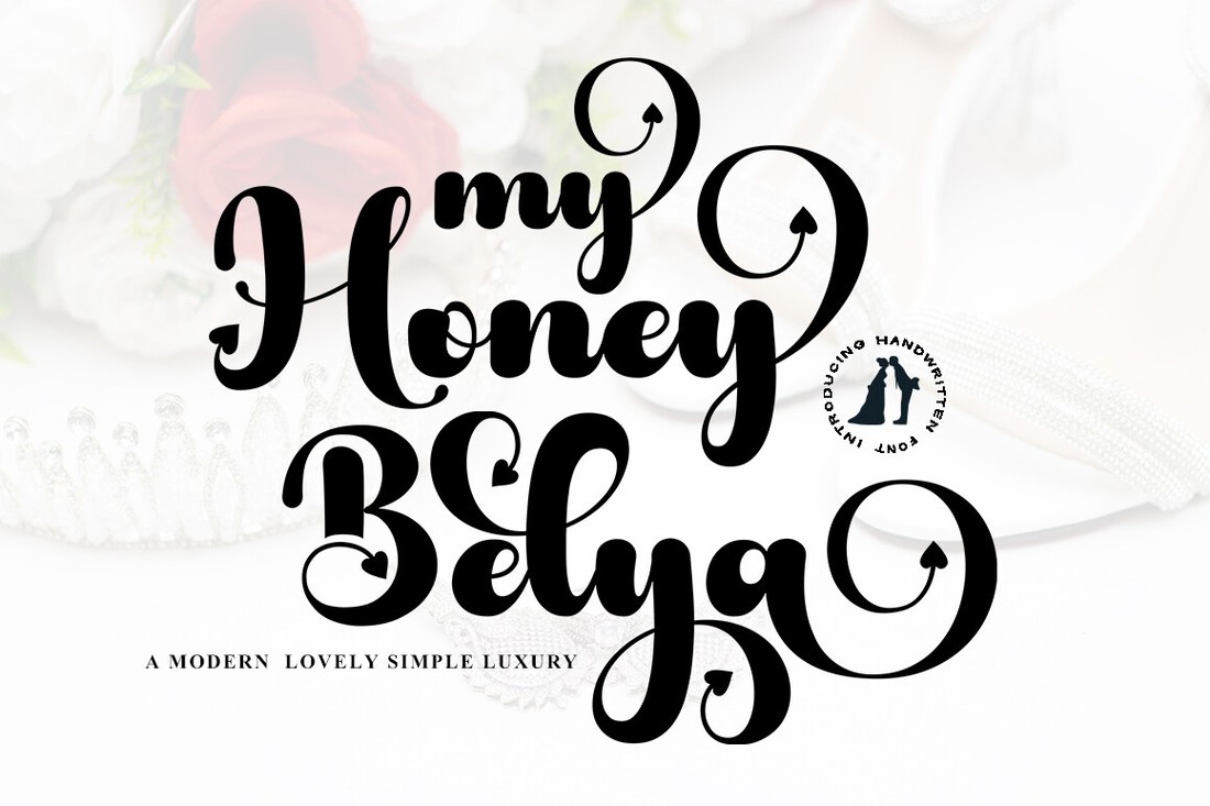 Ejemplo de fuente My Honey Belya Regular