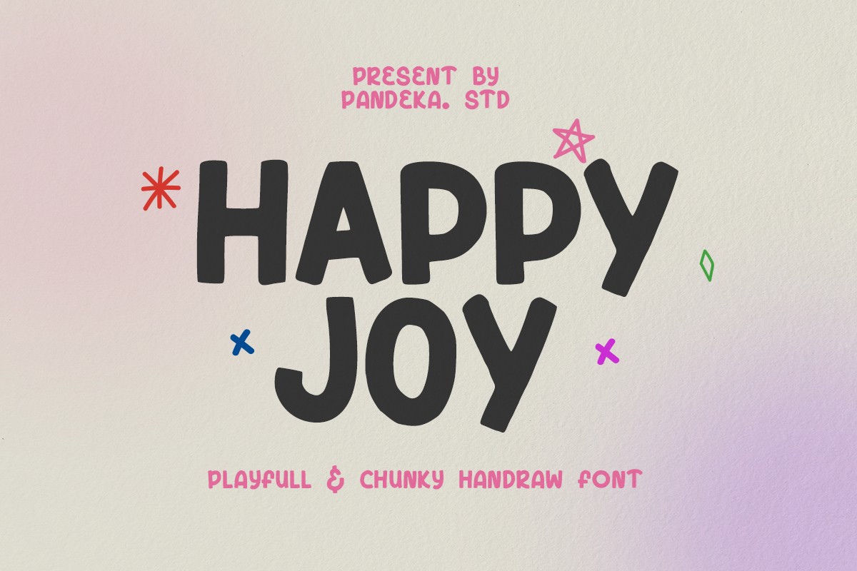 Ejemplo de fuente Happy Joy Regular