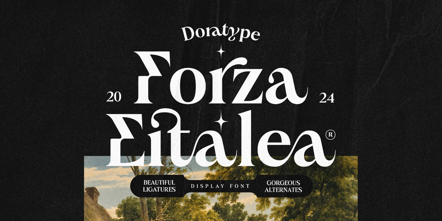 Ejemplo de fuente Forza Eitalea Regular