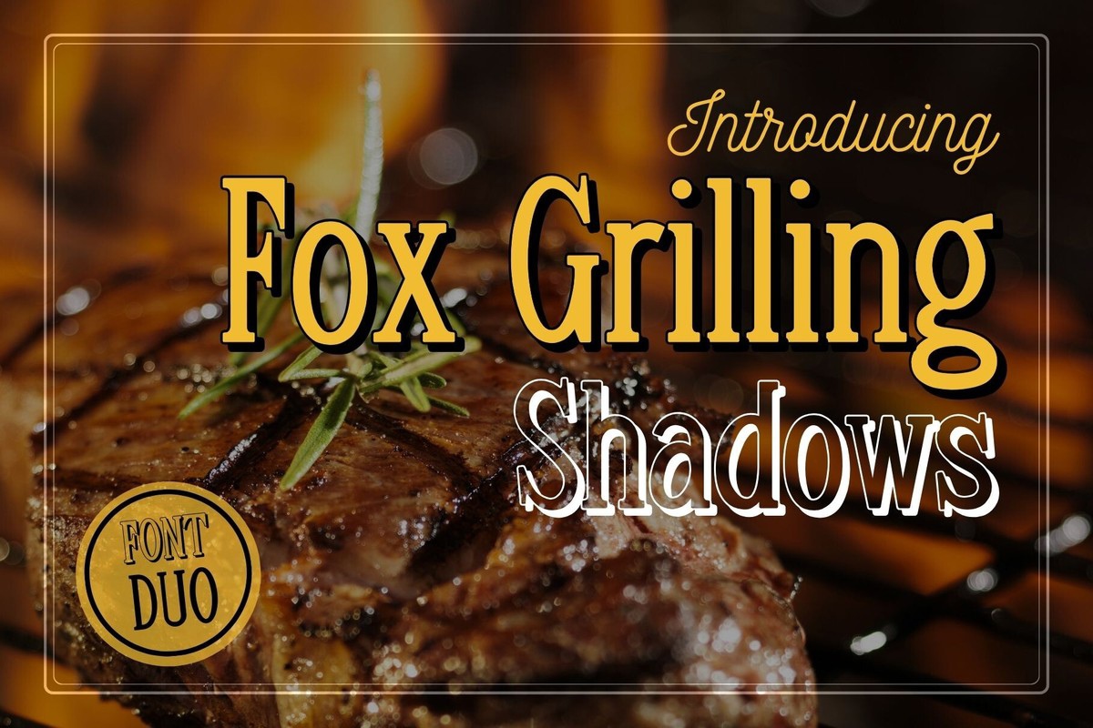 Ejemplo de fuente Fox Grilling Regular