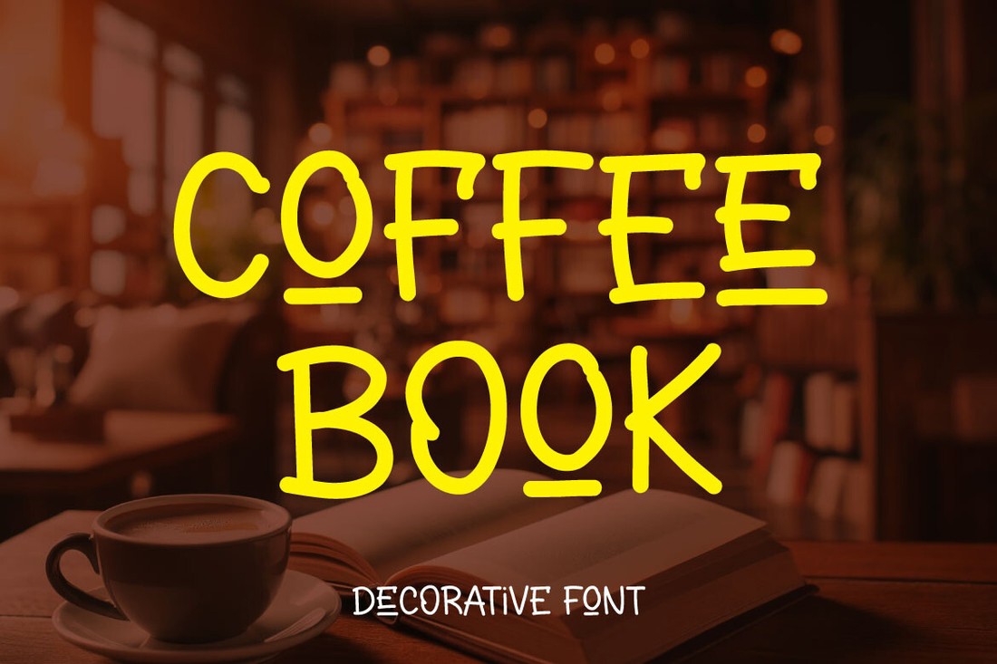 Ejemplo de fuente Coffee Book Regular